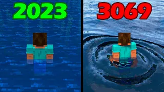 minecraft physics in 2023 vs 3069