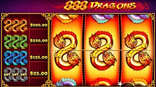 888 DRAGONS WON 10,000 Classic Slot Machine