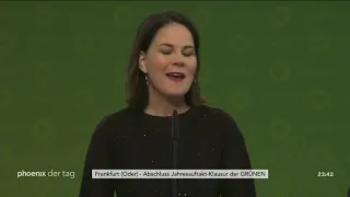 Jahresauftakt-Klausur Die Grünen: PK mit Annalena Baerbock und Robert Habeck am 08.01.2019
