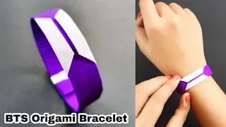 How to Make BTS Origami Bracelet | BTS Craft | BTS DIY | #shorts