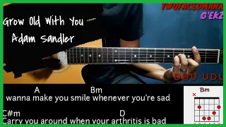 Grow Old With You - Adam Sandler (Guitar Cover With Lyrics & Chords)