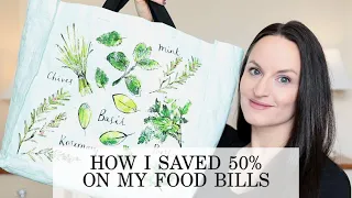 How I Saved 50% On My Food Shopping Bills