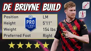 BEST KEVIN DE BRUYNE CAM BUILD in FIFA 23 PRO CLUBS!