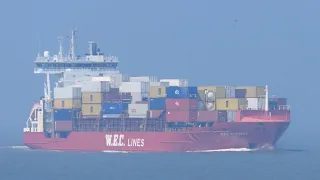 Shipspotting Rotterdam on a Foggy Sunday end of July 2021 #249