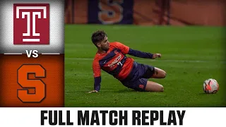 Temple vs. Syracuse Full Match Replay | 2023 ACC Men's Soccer