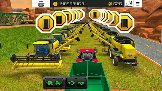 Corn Harvesting in Farming Simulator 18, Fs 18 Multiplayer Gameplay | Timelapse  @SkullGaming5520