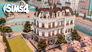 PARISIAN CAFÉ+APARTMENT / The Sims 4 Speed build