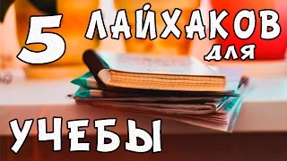 5 ЛАЙФХАКОВ ДЛЯ ХОРОШЕЙ УЧЕБЫ