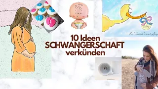 SCHWANGERSCHAFT VERKÜNDEN 10 kreative Ideen tinaundderigel #babyimbauch #schwangerschaftverkünden