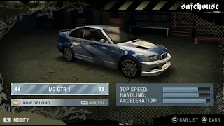 CAR BMW M3 GTR E46 - Need For Speed ​​: Most Wanted 5-1-0 | Android PSP