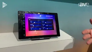 InfoComm 2023: Crestron Demonstrates New Crestron Construct UI Editor on TST-1080 Touch Panel