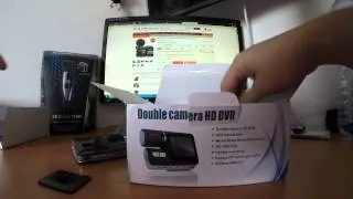 DVR HD 720P Dual Lens unboxing + link