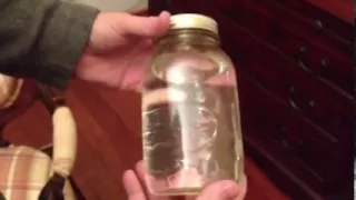 How to test proof moonshine alcohol by shaking bottle