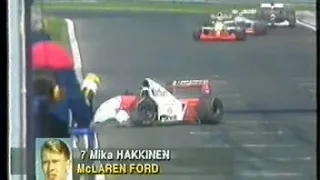 1993 Estoril Hakkinen accident BBC version