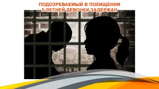 Подозреваемый в похищении 5 летней девочки задержан