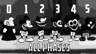 Mickey Mouse ALL PHASES (0-5  PHASES) Friday Night Funkin'