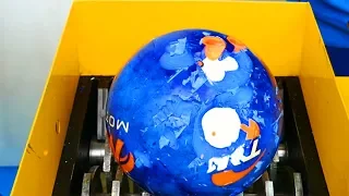 Bowling Ball vs. Shredder | SHREDDING MACHINE