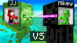 JJ And Mikey Control ZOMBIE MUTANT vs ENDERMAN MIND Survival Battle in Minecraft Maizen