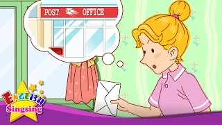 [Where] Where's the post office? It's over there (Asking the way) - Easy Dialogue - English for Kids