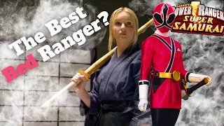 The First Female Red Ranger was Treated Like Garbage