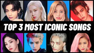 Top 3 Most Iconic Songs By Each Kpop Group Part 1