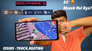 Asus ROG Phone 5 BGMI/PUBG 90 FPS TEST With Screen Recording & Heat Test  😡🔥