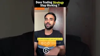 Does Trading Strategy Stop Working? | Kirubakaran Rajendran | Algo Trading