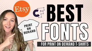 The Best Fonts For Print On Demand From Creative Fabrica (Plus Niche Ideas to use them on!)