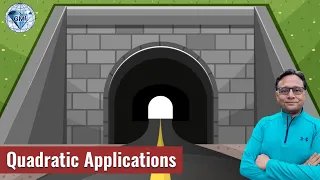 Quadratic Application Can a Truck pass through the Tunnel with arch 20 m wide 6 m high 4 m from edge