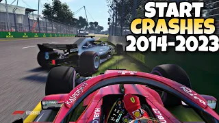 F1 START CRASHES 2014-2023