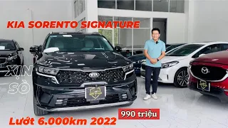 Kia Sorento Signature bản cao nhất máy xăng 2.5L 4X4 - 2022 lướt 6,000km giá chỉ 990 triệu | Auto Sg