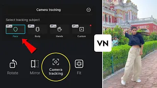 Vn Camera Tracking Video Editing | Face Tracking Video Editing In Vn App | Camera Tracking Effect