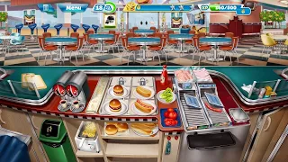 Cooking Fever Fast food Court (Burger Cook) Level 1-40