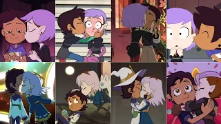 ALL Lumity (Luz & Amity) kissing scenes of The Owl House (entire series + shorts) 💜🤎😍🥰