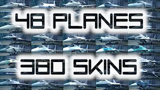 [4K] Ace Combat 7 - All Planes & Skins (All DLC)