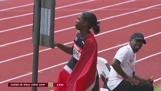 CARIFTA Games 2024 Grenada | Girls Long Jump Under 20 Final T&T Secure Gold