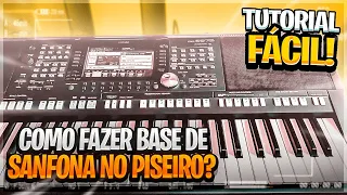 COMO FAZER BASE DE SANFONA NO PISEIRO EM SEU TECLADO - APRENDA AGORA!!!