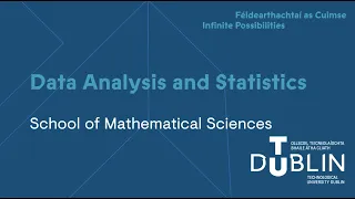 Data Analysis and Statistics | Virtual Postgraduate Event March 2022