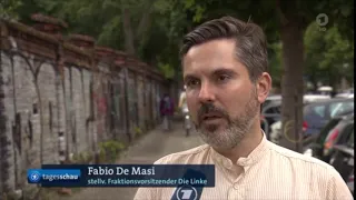 Fabio De Masi, DIE LINKE, in der Tagesschau