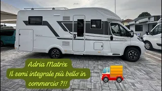 ADRIA MATRIX PLUS 670 DL , il semi integrale che ha stupito tutti per la sua disposizione 💙🚚