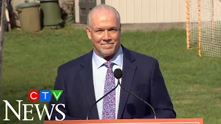 B.C. Premier John Horgan calls a snap election: "The pandemic has changed everything"