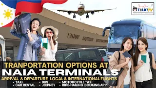 NAIA Terminals Transportation Options | Manila International Airport Terminals | Bus,Taxi, or Cars