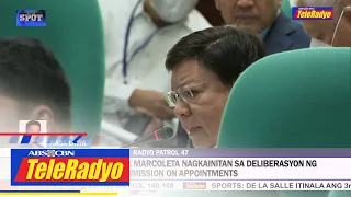 Sen. Hontiveros at Rep. Marcoleta nagkainitan sa deliberasyon ng Comm.on Appointments | 24 Nov 2022