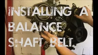 Porsche 944 balance-shaft belt Installation Tutorial