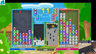 Epic Puyo Puyo Tetris Swap vs Best American Puyo Player