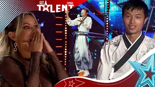 This kings of BALANCE challenge each other on stage | Auditions 8 | Spain's Got Talent 2023