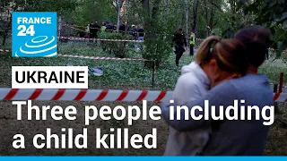 Three people including a child killed in fresh aerial assault on Kyiv • FRANCE 24