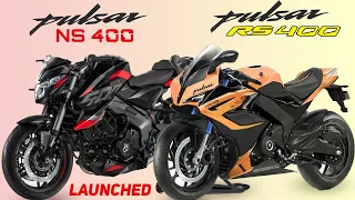 Bajaj Pulsar NS400 and RS400 Launched Soon In India🔥😱Price , Launch Date? 2023 Pulsar RS400 & NS400
