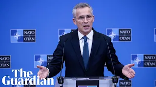 Nato chief gives briefing after extraordinary meeting with Ukraine Commission – watch live