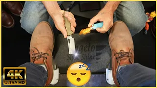 The VERY BEST Boot Restoration | Angelo Shoe Shine ASMR